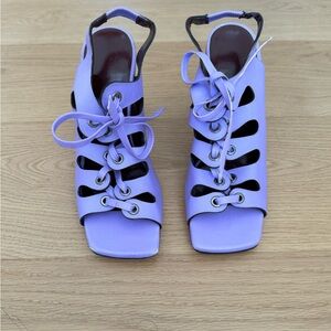 Staud Purple Heels - Worn Once